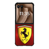 Ferrari Red Steel Motorola Moto RAZR Plus 2025 Case OV4886