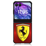 Ferrari Red Steel Motorola Moto Razr Plus 2024 , Moto Razr+ 2024 Case OV4886