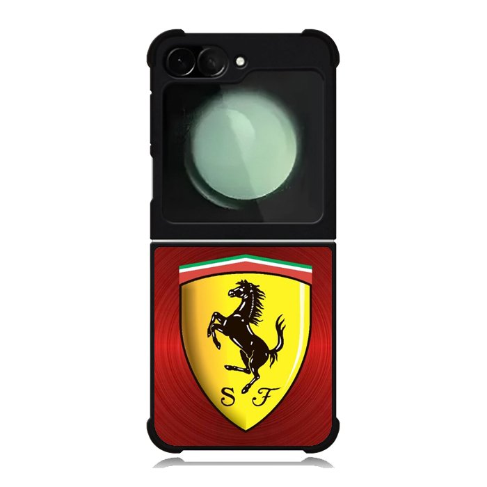 Ferrari Red Steel Samsung Galaxy Z Flip 6 5G 2024 Case OV4886