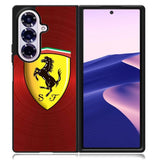 Ferrari Red Steel Samsung Galaxy Z Fold 7 Case OV4886