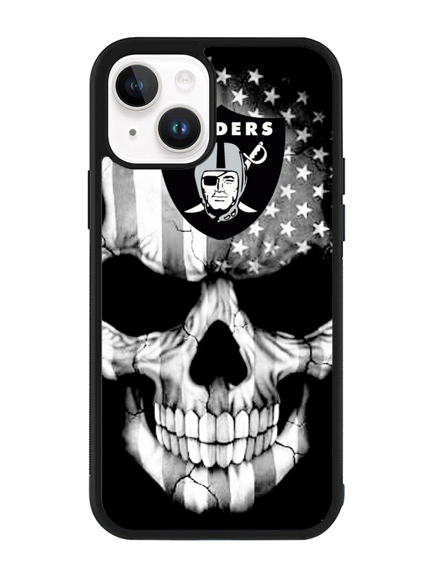 Skull Oakland Raiders iPhone 15 Plus Case OV1909