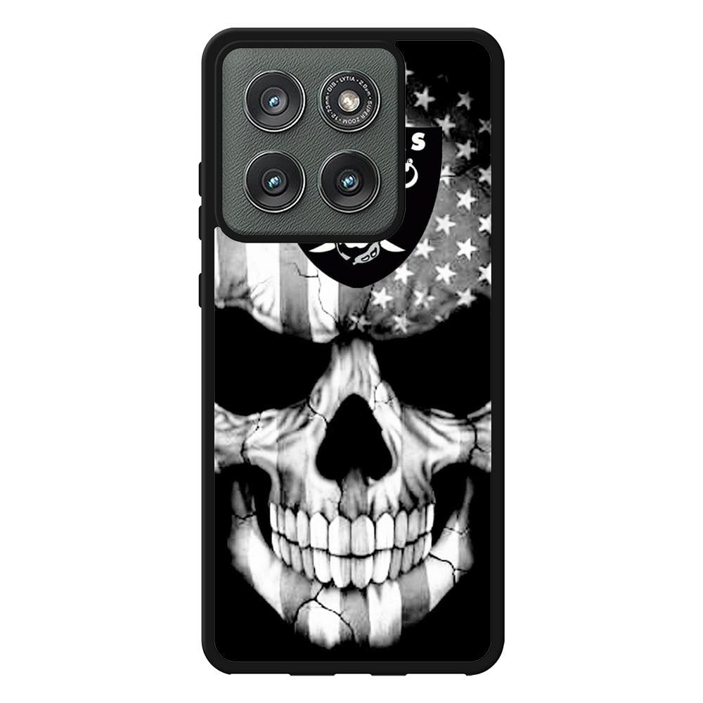 Skull Oakland Raiders Motorola Moto Edge 2025 Case
