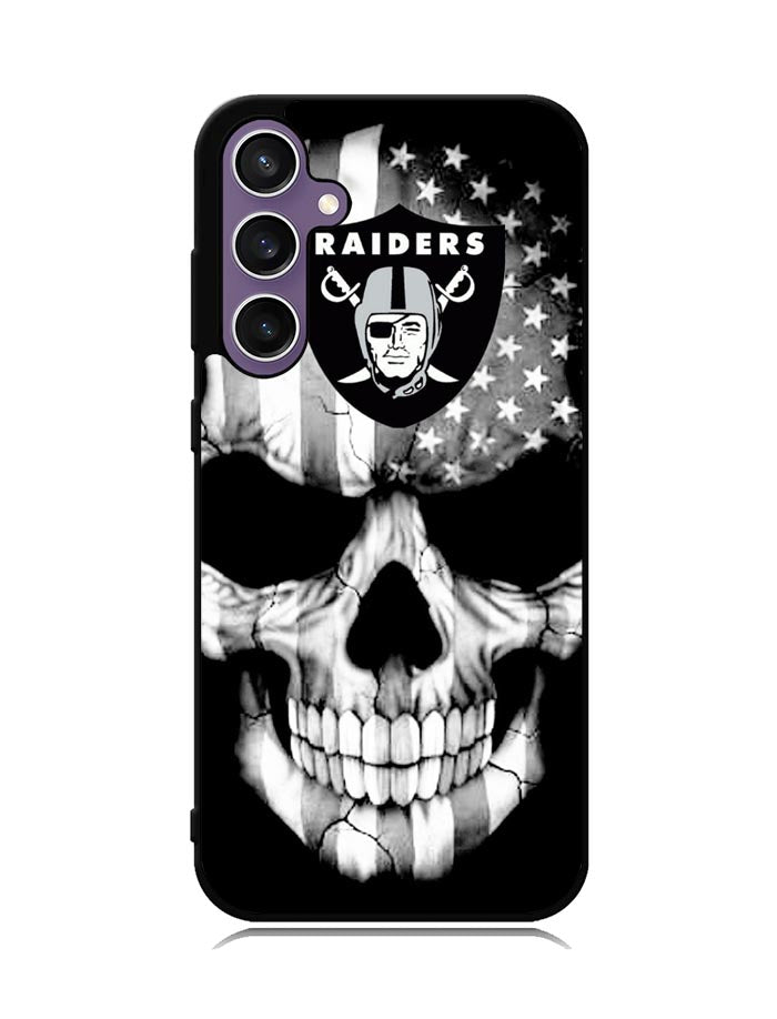 Skull Oakland Raiders Samsung Galaxy S23 FE 5G Case