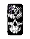 Skull Oakland Raiders Samsung Galaxy S23 FE 5G Case