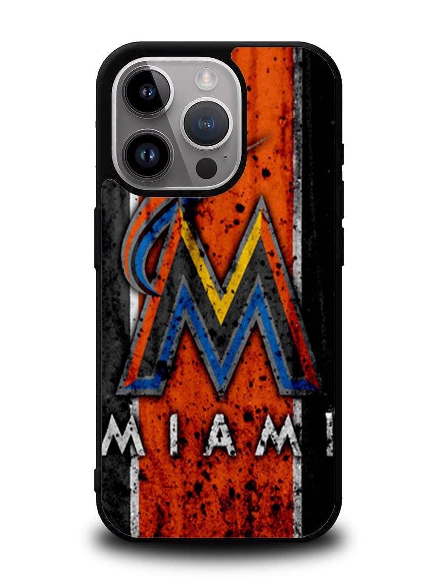Miami Marlins Logo iPhone 16 Pro Max Case QC1914
