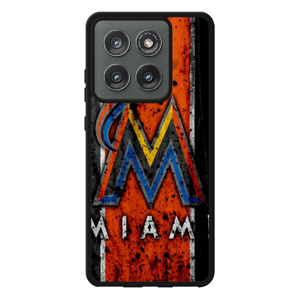 Miami Marlins Logo Motorola Moto Edge 2025 Case QC1914