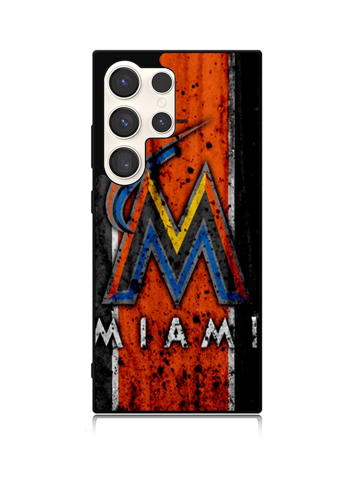 Miami Marlins Logo Samsung Galaxy S25 Ultra 5G Case QC1914