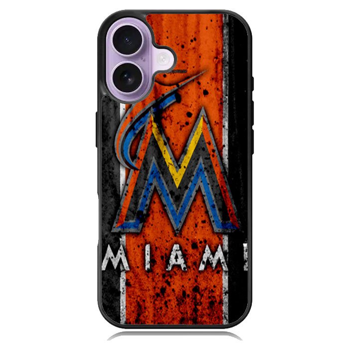 Miami Marlins Logo iPhone 17 Case OV1914