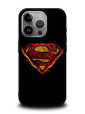 Superman Fire Logo iPhone 16 Pro Case OV2293