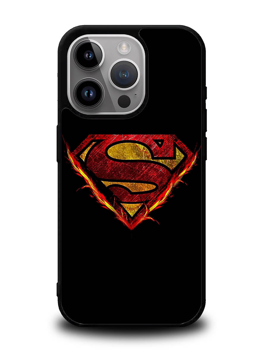 Superman Fire Logo iPhone 16 Pro Max Case QC2293