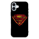 Superman Fire Logo iPhone 16 Case QC2293