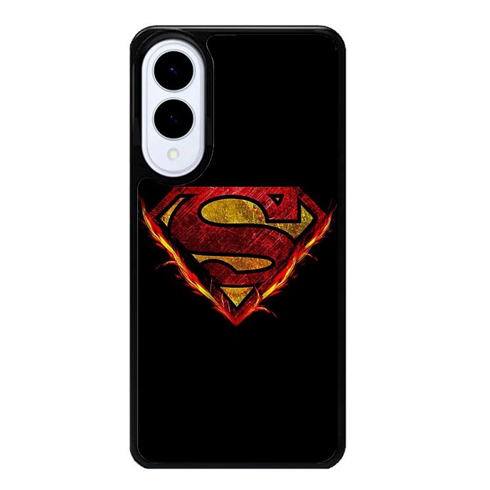 Superman Fire Logo Samsung Galaxy S25 Edge 5G Case OV2293