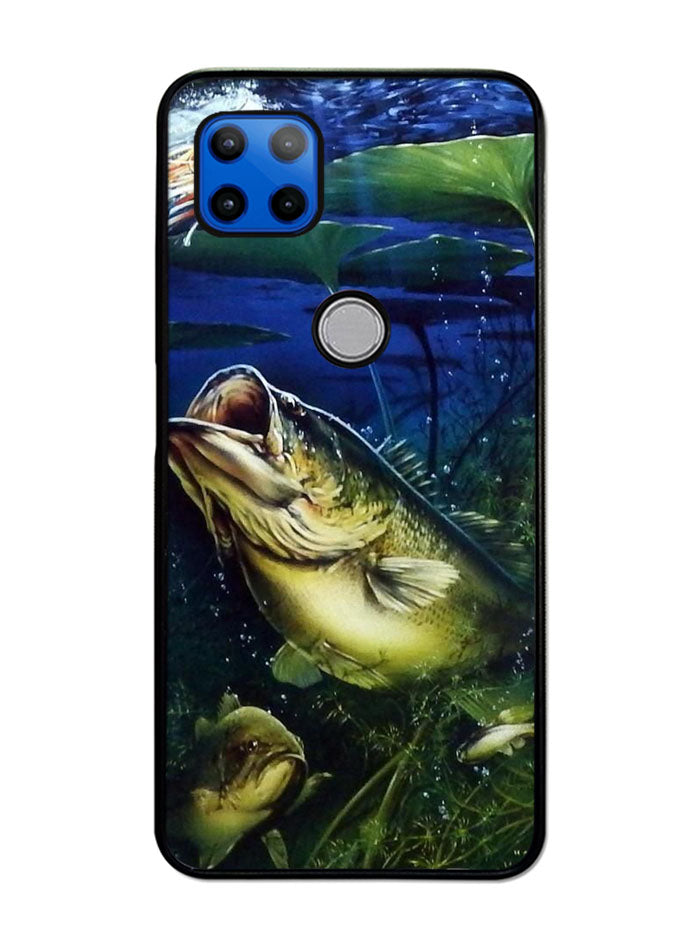 Bass Fishing Largemouth Fish Motorola Moto G 5G Case , Moto One 5G Ace Case