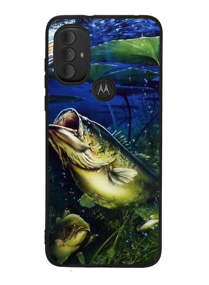 Bass Fishing Largemouth Fish Motorola Moto G Pure 2021 , Moto G Power 2022 Case