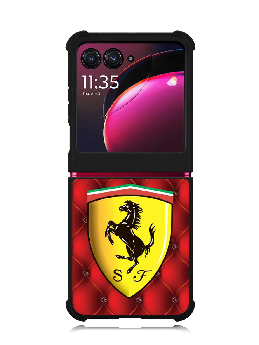 Ferrari Logo Smooth Motorola Moto Razr Plus 2023 , Moto Razr+ 2023 Case OV1916
