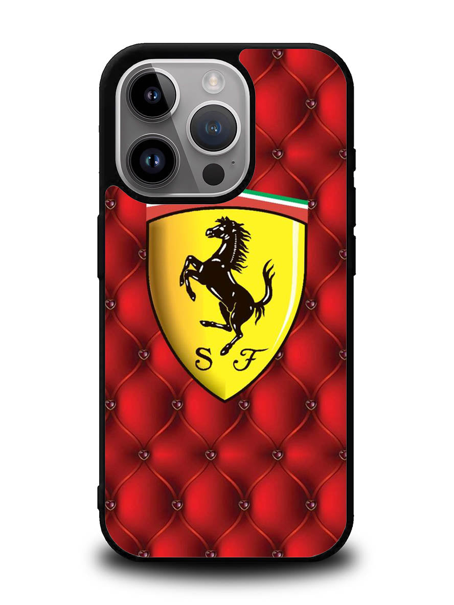 Ferrari Logo Smooth iPhone 16 Pro Case OV1916