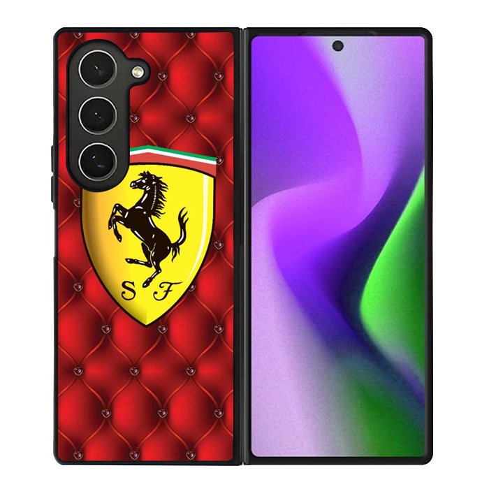 Ferrari Logo Smooth Samsung Galaxy Z Fold 6 5G 2024 Case OV1916