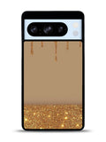Dripping Gold Glitter Google Pixel 8 Pro Case QC4791