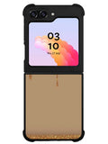 Dripping Gold Glitter Samsung Galaxy Z Flip 5 5G 2023 Case OV4791