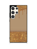 Dripping Gold Glitter Samsung Galaxy S23 Ultra 5G Case QC4791