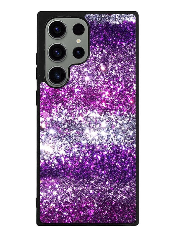Pink Purple Silver Bling Sparkling Sparkles Samsung Galaxy S23 Ultra 5G Case