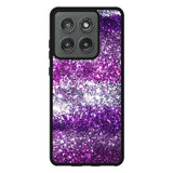 Pink Purple Silver Bling Sparkling Sparkles Motorola Moto Edge 2025 Case