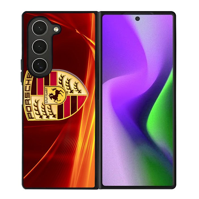 Porsche Fire Logo Samsung Galaxy Z Fold 6 5G 2024 Case OV2842