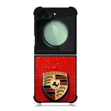 Porsche Logo automobil holding se Samsung Galaxy Z Flip 6 5G 2024 Case OV1919