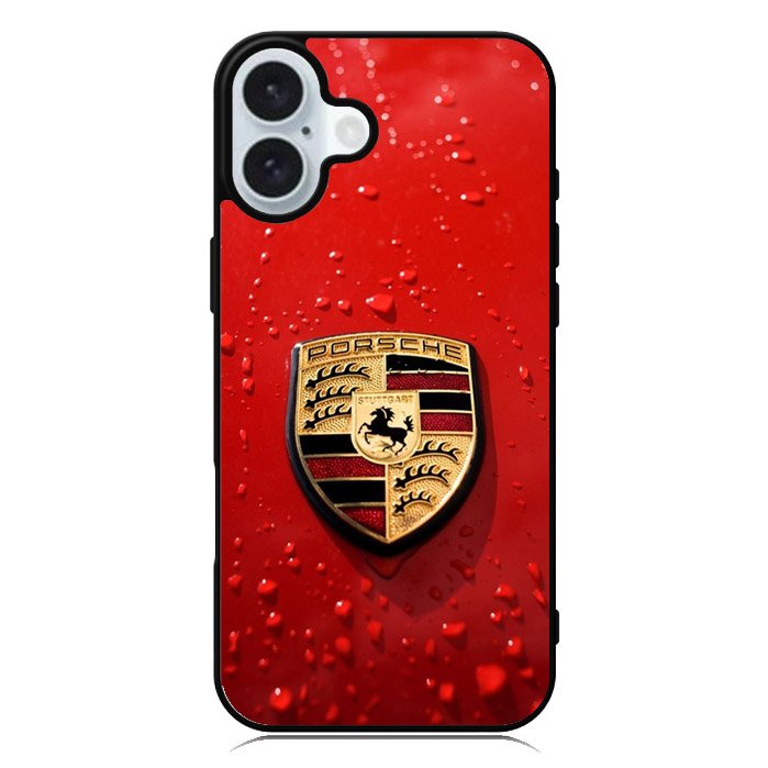 Porsche Logo automobil holding se iPhone 16 Case QC1919
