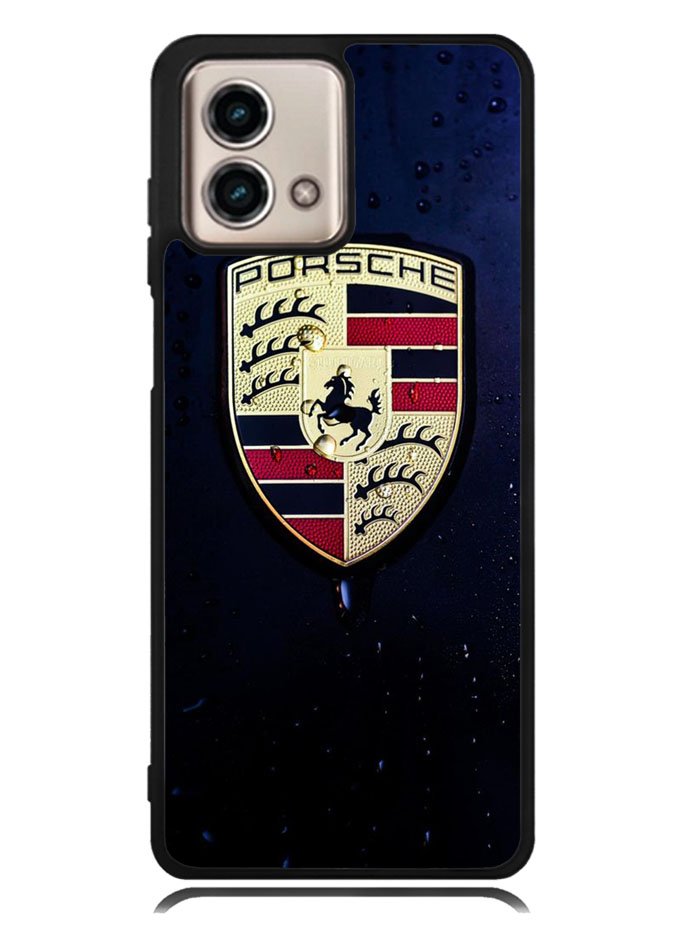 Porsche Logo Blue Background Motorola Moto G Stylus 5G 2023 Case OV2844