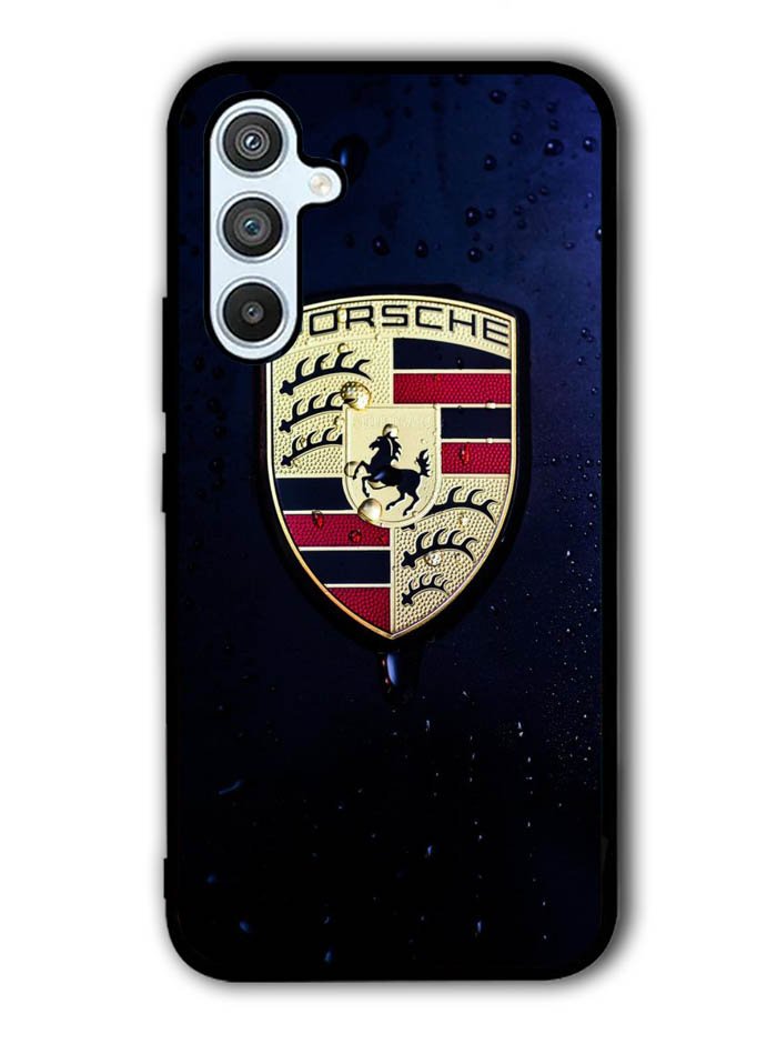 Porsche Logo Blue Background Samsung Galaxy A14 5G Case QC2844