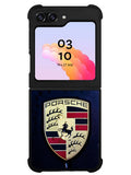 Porsche Logo Blue Background Samsung Galaxy Z Flip 5 5G 2023 Case OV2844