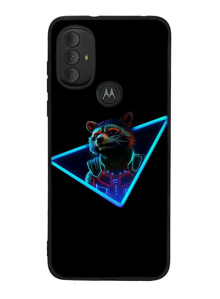 Rocket Raccoon Neon Motorola Moto G Pure 2021 , Moto G Power 2022 Case OV1920