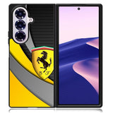 Yellow Ferrari Logo Samsung Galaxy Z Fold 7 Case OV1921