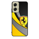 Yellow Ferrari Logo Motorola Moto G Stylus 5G 2024 Case OV1921