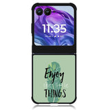 Enjoy The Little Things Motorola Moto Razr Plus 2024 , Moto Razr+ 2024 Case OV8362