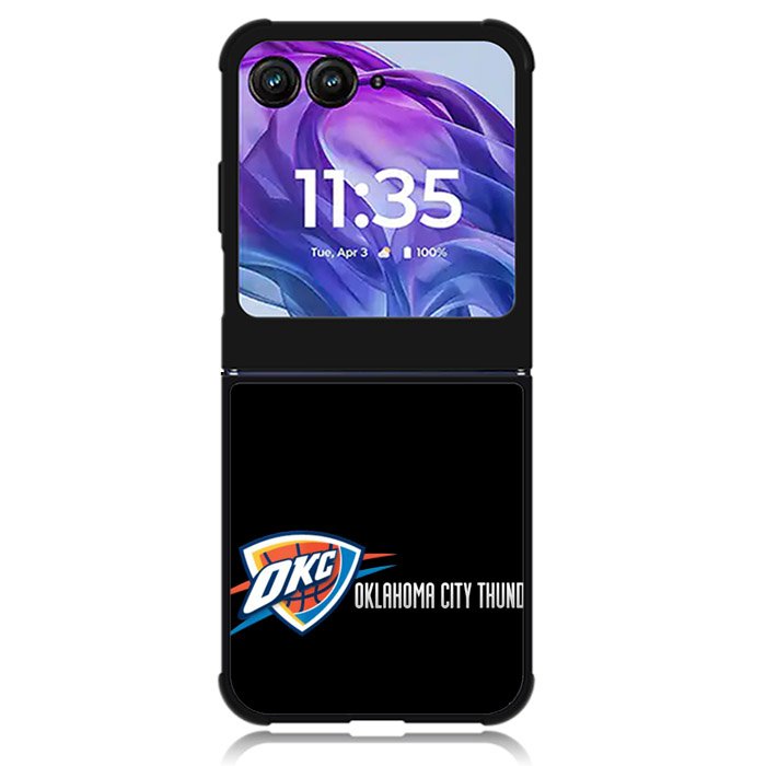 Oklahoma City Thunder Motorola Moto Razr Plus 2024 , Moto Razr+ 2024 Case OV8007