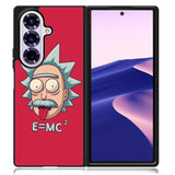Rick With Albert Einstein Code Samsung Galaxy Z Fold 7 Case OV2701