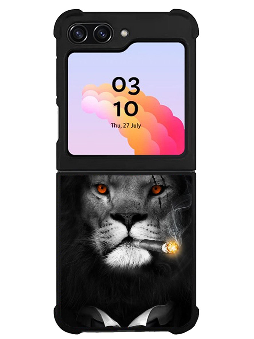 Big Boss Lion Flower Samsung Galaxy Z Flip 5 5G 2023 Case OV8530