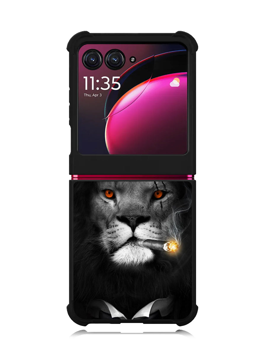 Big Boss Lion Flower Motorola Moto Razr Plus 2023 , Moto Razr+ 2023 Case OV8530