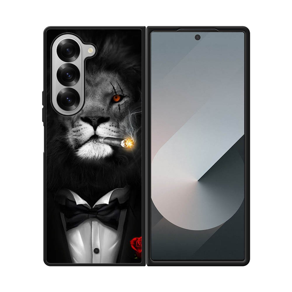 Big Boss Lion Flower Samsung Galaxy Z Fold 7 5G Case OV8530