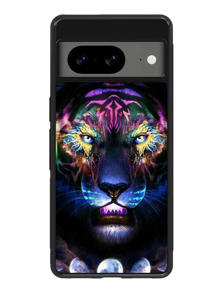Tiger Neon Google Pixel 8 Case QC7776