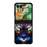 Tiger Neon Motorola Moto RAZR 2025 Case OV7776