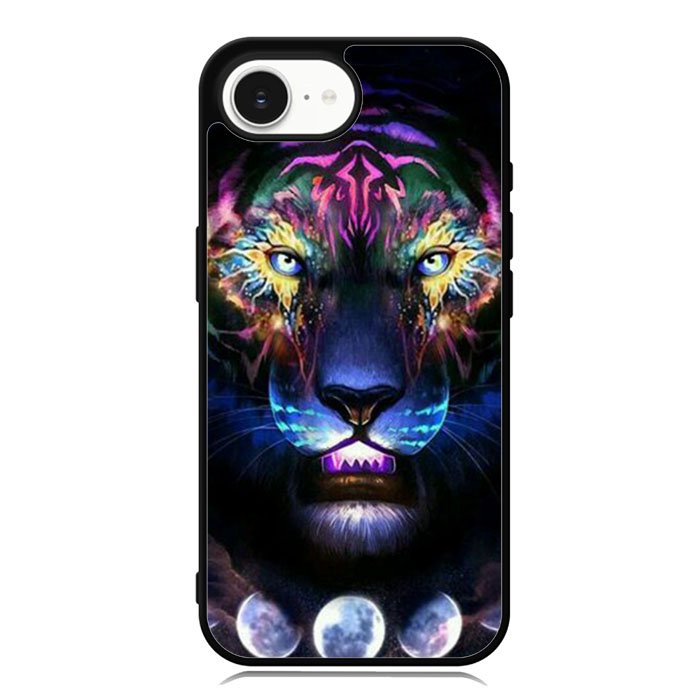 Tiger Neon iPhone 16e Case OV7776