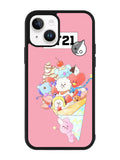BTS BT21 Pink Cute iPhone 14 Case QC4309