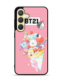 BTS BT21 Pink Cute Samsung Galaxy S24 FE 5G Case OV4309