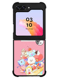 BTS BT21 Pink Cute Samsung Galaxy Z Flip 5 5G 2023 Case OV4309