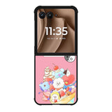 BTS BT21 Pink Cute Motorola Moto RAZR Plus 2025 Case OV4309