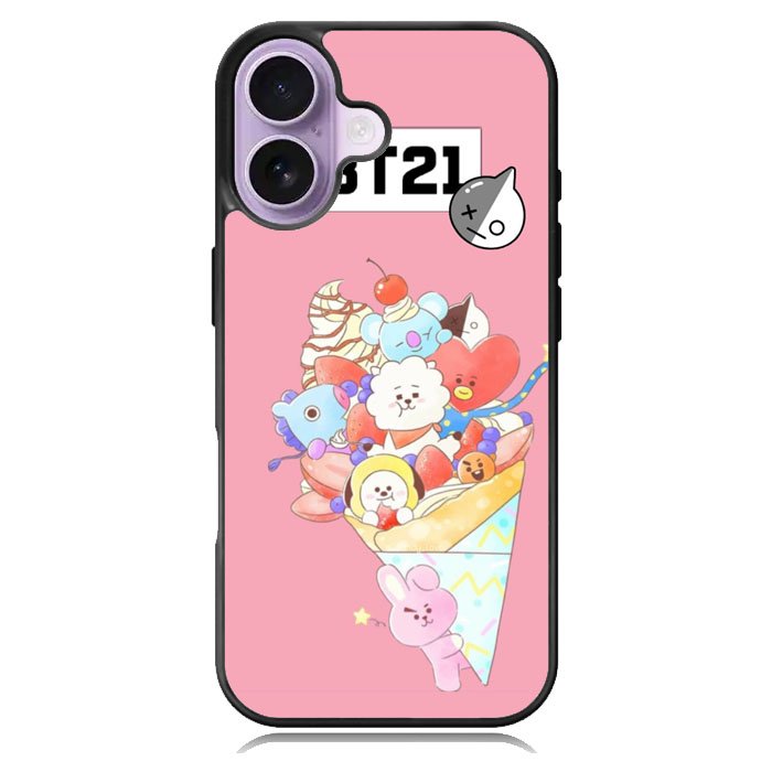 BTS BT21 Pink Cute iPhone 17 Case OV4309