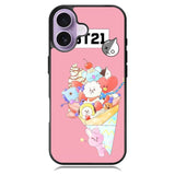 BTS BT21 Pink Cute iPhone 17 Case OV4309